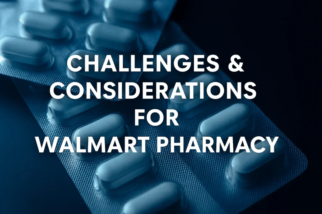 Challenges & Considerations for Walmart Pharmacy